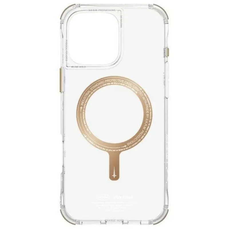 SK-2024IPP69-SDOPRM-GLD | Cover posteriore | Apple | iPhone 16 Pro Max | plastica | trasparente/champagne