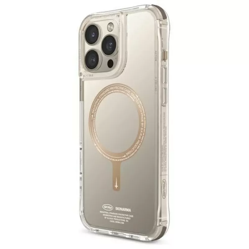 SK-2024IPP69-SDOPRM-GLD | Cover posteriore | Apple | iPhone 16 Pro Max | plastica | trasparente/champagne