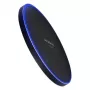 AXAGON WDC-P10T sottile pad di ricarica rapida wireless, Qi 5/7,5/10 W, Micro-USB