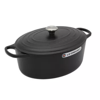 Le Creuset Signature brasiera ovale 35 cm nero (21178350000430)