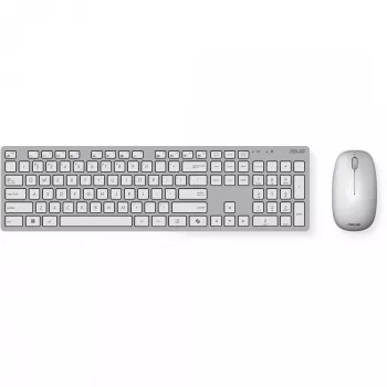 ASUS W5000 set tastiera e mouse wireless, bianco