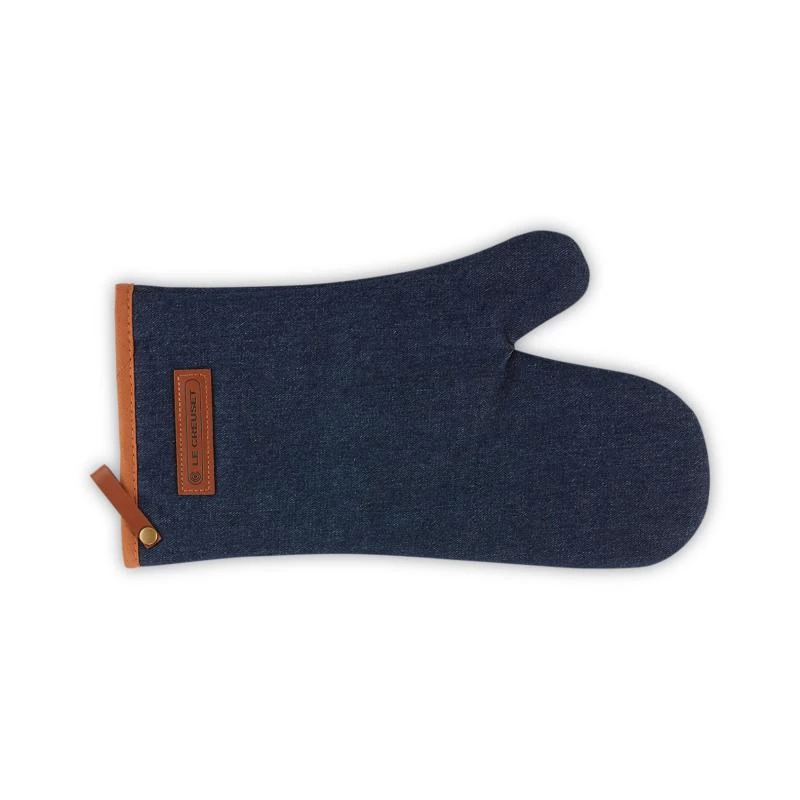 Le Creuset guanto da forno in tessuto jeans blu scuro (45100327760800)