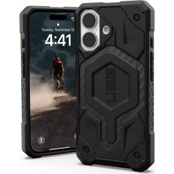 UAG Urban Armor Gear Monarch Case | Apple iPhone 16 | fibra di carbonio | 114462114242 (114462114242)