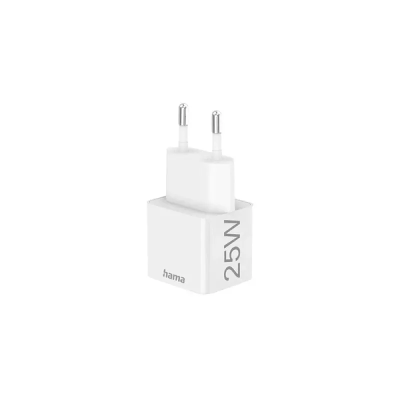 Hama 00201652 caricabatterie 220V USB-C PD/Qualcomm 25W bianco