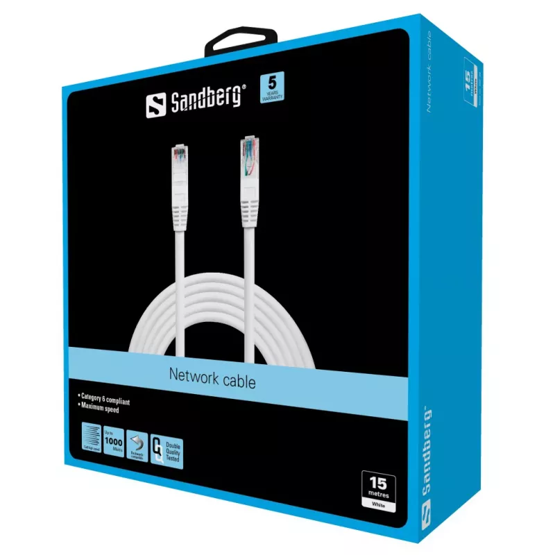 SANDBERG cavo di rete - RJ-45 (M) a RJ-45 (M)