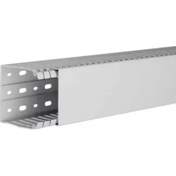 Hager canale di cablaggio (L x P x A) 2000 x 80 x 80 mm HA780080 1 pz. grigio chiaro (HA780080)