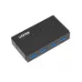 UNITEK Y-HB03001 hub interfaccia USB 3.2 Gen 1 (3.1 Gen 1) Type-B 5000 Mbit/s nero