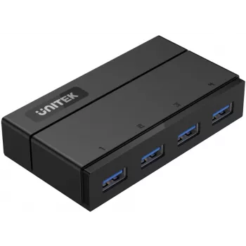 UNITEK Y-HB03001 hub interfaccia USB 3.2 Gen 1 (3.1 Gen 1) Type-B 5000 Mbit/s nero