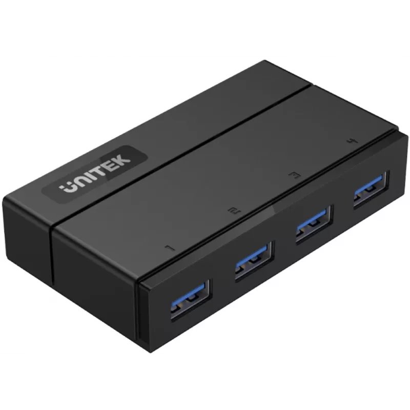 UNITEK Y-HB03001 hub interfaccia USB 3.2 Gen 1 (3.1 Gen 1) Type-B 5000 Mbit/s nero