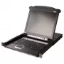 ATEN CL5708MW switch KVM LCD largo 43 cm, USB-PS/2, VGA, 8 porte, layout UK