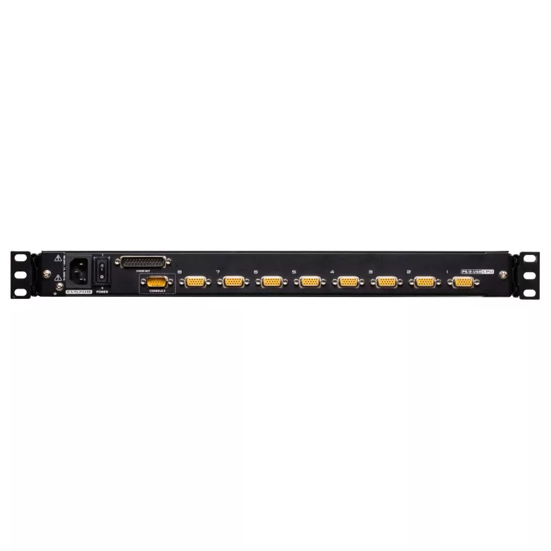 ATEN CL5708MW switch KVM LCD largo 43 cm, USB-PS/2, VGA, 8 porte, layout UK