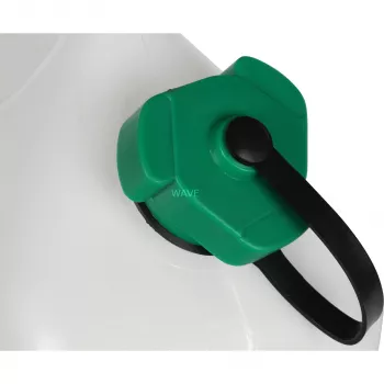 Tanica per acqua 10L (bianco/trasparente, con rubinetto di scarico)