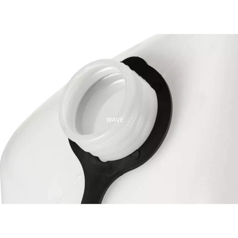 Tanica per acqua 10L (bianco/trasparente, con rubinetto di scarico)