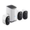 N1 Baseus Set telecamera outdoor 2K confezione da 3 (bianco)