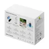 N1 Baseus Set telecamera outdoor 2K confezione da 3 (bianco)
