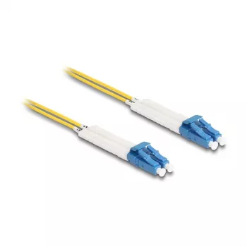 Delock Cavo in fibra ottica LC Duplex a LC Duplex monomodale OS2 angolabile 1 m