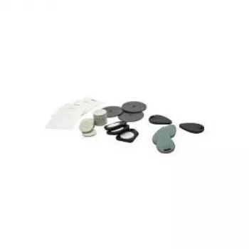 TAG portachiavi a goccia dark portachiavi transponder, 125 kHz, EM4102, memoria 64bit, low frequency, read only/ID assegnato, forma a goccia 40x30