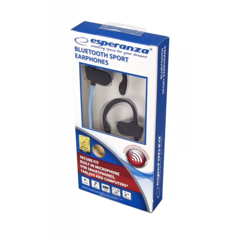 Cuffie Bluetooth nero/blu