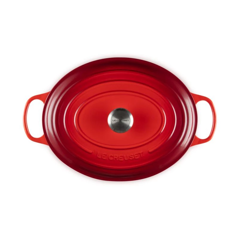 Le Creuset Signature brasiera ovale 35 cm rosso ciliegia (21178350602430)