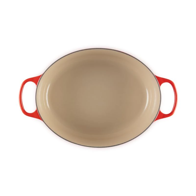 Le Creuset Signature brasiera ovale 35 cm rosso ciliegia (21178350602430)
