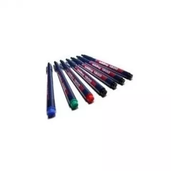 Edding 1800 profipen - con cappuccio - rosso - blu - plastica - metallo (4-180003002)