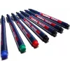 Edding 1800 Profipen – penna gel con cappuccio – rosso – blu – plastica – 0,7 mm – metallo (4-180007002)