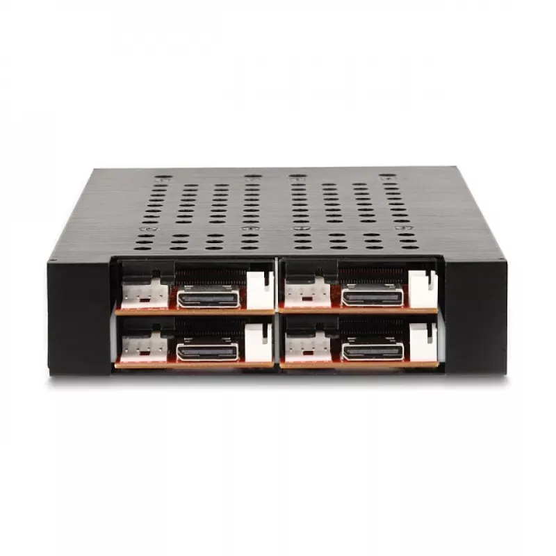 Delock telaio estraibile 3.5 per 4x SSD M.2 NVMe con connettore OcuLink SFF-8612 (47111)