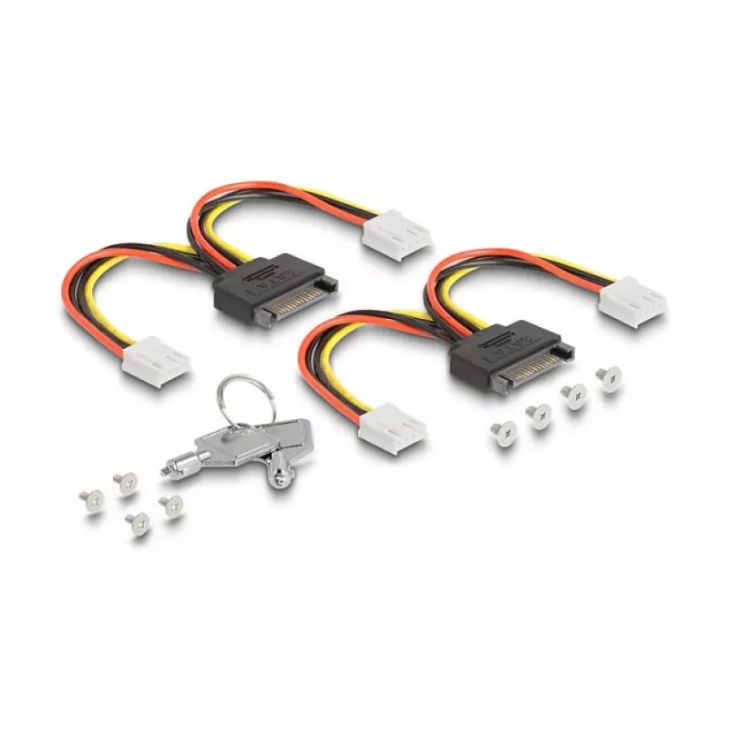 Delock telaio estraibile 3.5 per 4x SSD M.2 NVMe con connettore OcuLink SFF-8612 (47111)