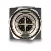 Delock adattatore M12 X-coded 8 pin connettore maschio a connettore femmina RJ45 dritto
