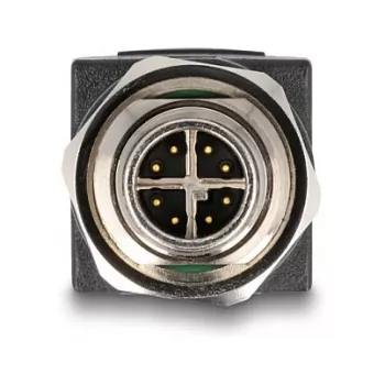 Delock adattatore M12 X-coded 8 pin connettore maschio a connettore femmina RJ45 dritto