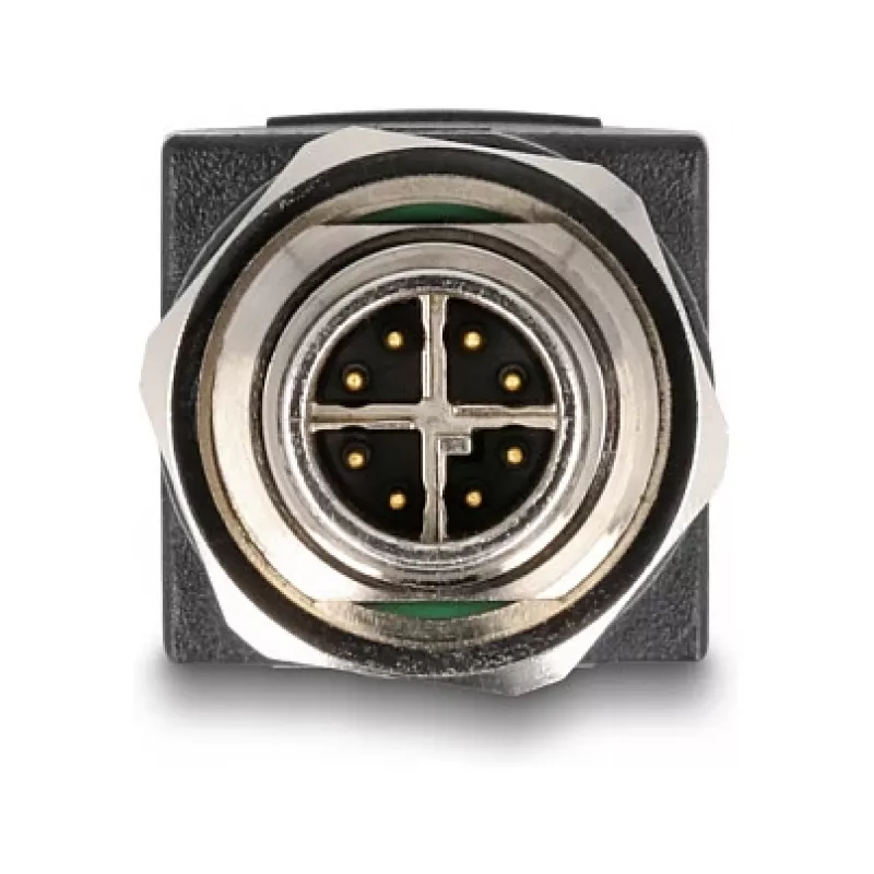 Delock adattatore M12 X-coded 8 pin connettore maschio a connettore femmina RJ45 dritto