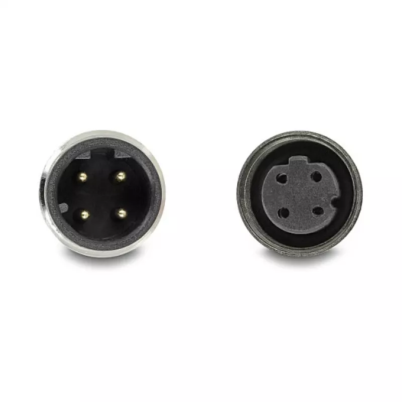 Delock cavo M12 D-codificato 4 pin connettore maschio su connettore femmina PVC 1 m