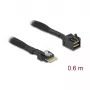 Delock cavo Mini SAS HD SFF-8643 su SAS slim SFF-8654 4i 60 cm