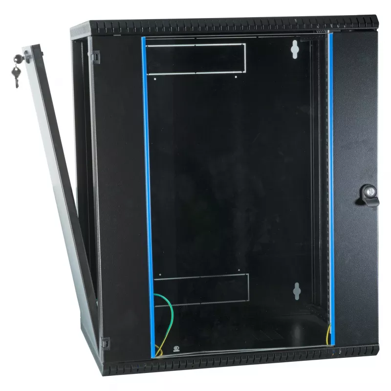 EFB 19 armadio a parete 15HE, fisso, 1 pezzo, RAL9005, profondità 450 mm