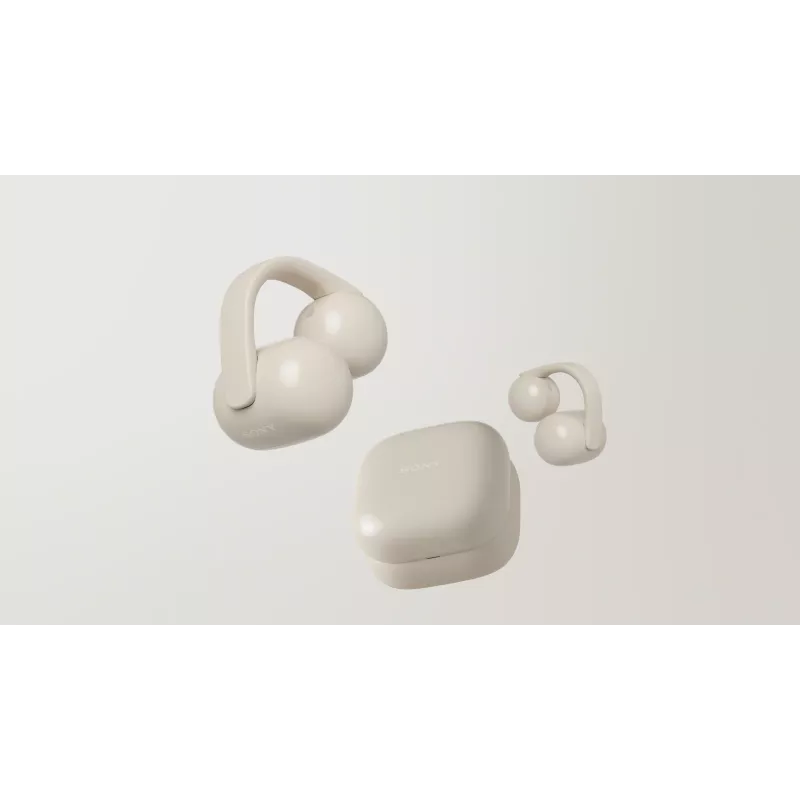 Sony | Auricolari | LinkBuds WF-LC900 Clip | Bluetooth | Open-Ear | Wireless | Greige