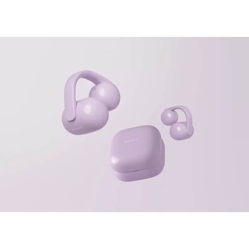 Sony | Cuffie | LinkBuds WF-LC900 Clip | Bluetooth | Open-Ear | Wireless | lavanda