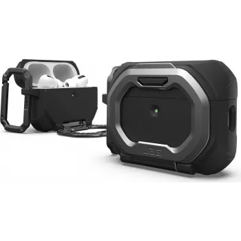 UAG Urban Armor Gear Monarch Case | Apple AirPods Pro 3 | nero/argento | 104131114034 (104131114034)