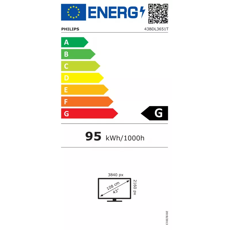 43BDL3651T 108CM 43IN IPS UHD