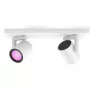 Philips Hue White&Col. Amb. Argenta Spot 2flg. bianco 2x4,2W.