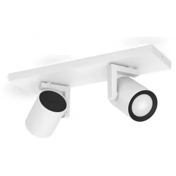 Philips Hue White&Col. Amb. Argenta Spot 2flg. bianco 2x4,2W.