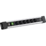 BACHMANN CONNECTUS 6xCEE7/3 1x interruttore, 1xUSB C/C 45W L=2,0m CEE7/7 grigio (BM0022770)