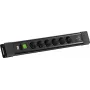 BACHMANN CONNECTUS 6xCEE7/3 1x interruttore, 1xUSB C/C 65W L=2,0m CEE7/7 nero (BM0022777)