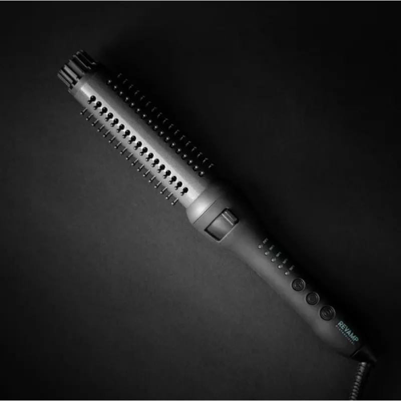 Revamp BR-1350X Progloss Volume & Wave spazzola termica in ceramica, nero