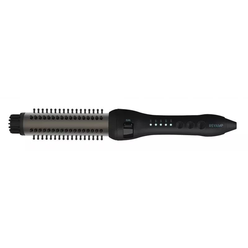 Revamp BR-1350X Progloss Volume & Wave spazzola termica in ceramica, nero