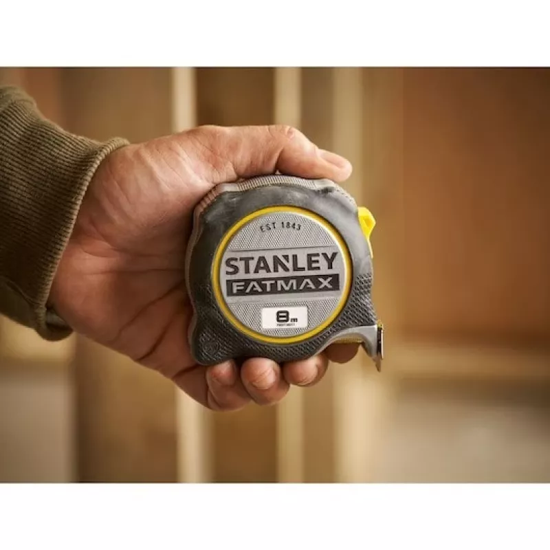 Stanley FMHT38217-0 metro a nastro 8 m nero, giallo