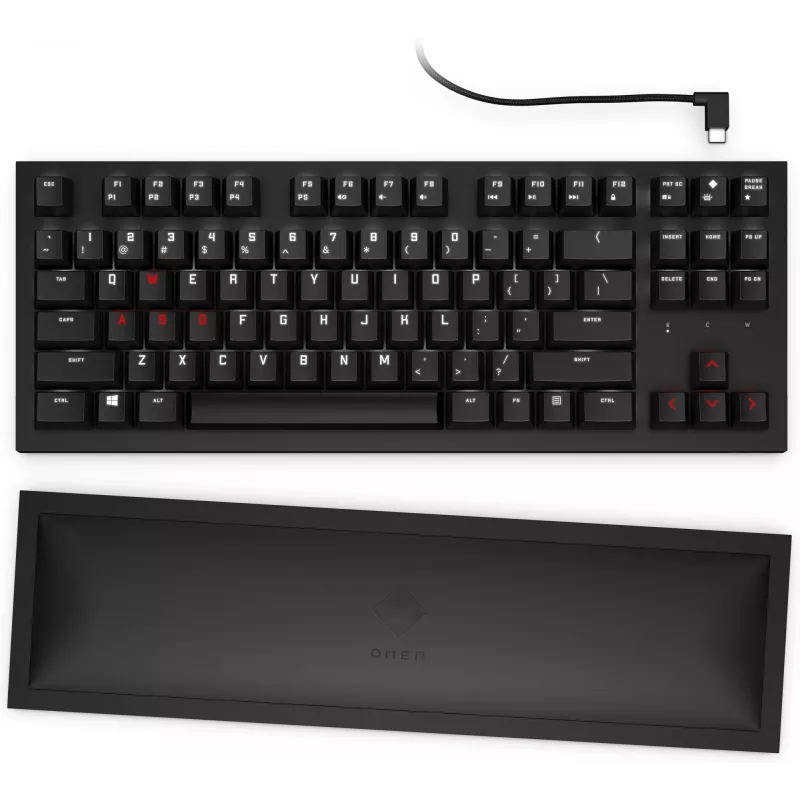 HP OMEN Spacer tastiera wireless TKL, formato completo (100%), wireless, RF wireless, meccanica, nero