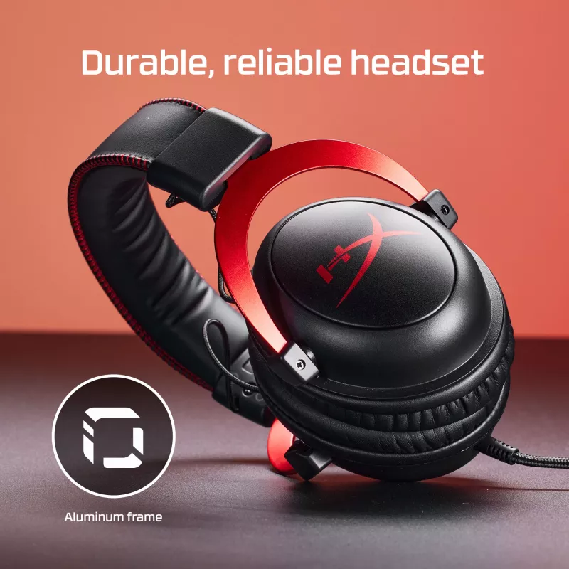 HyperX Cloud II - cuffie gaming (nero-rosso)