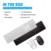 HP 650 Tastiera e mouse wireless combo, Full-size (100%), Wireless, RF Wireless, Membrana, nero, mouse incluso