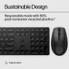 HP 650 combinazione tastiera e mouse wireless, Full-size (100%), wireless, RF Wireless, membrana, nero, mouse in dotazione