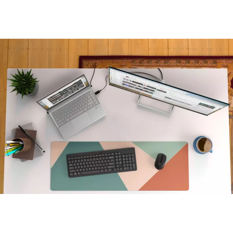 HP 330 combinazione mouse e tastiera wireless, Full-size (100%), wireless, RF Wireless, nero, mouse incluso